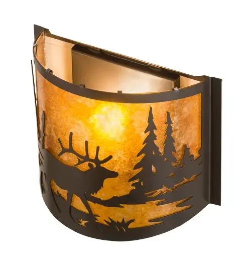 The Meyda Tiffany - Elk At Lake by Meyda Lighting - Image 5