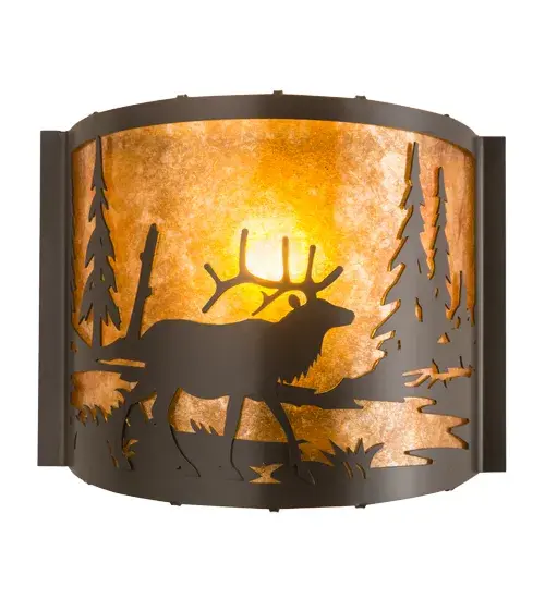 The Meyda Tiffany - Elk At Lake by Meyda Lighting - Image 6