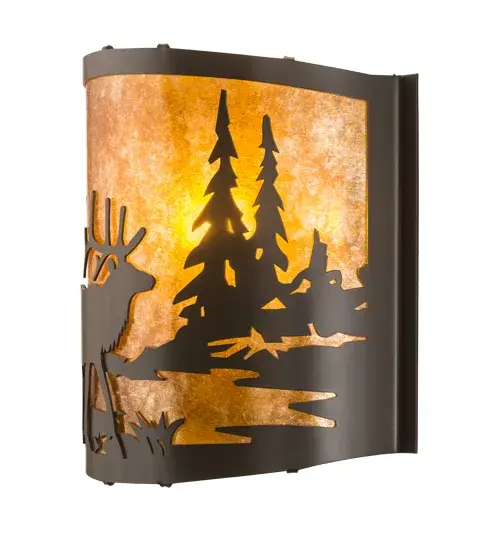 The Meyda Tiffany - Elk At Lake by Meyda Lighting - Image 7
