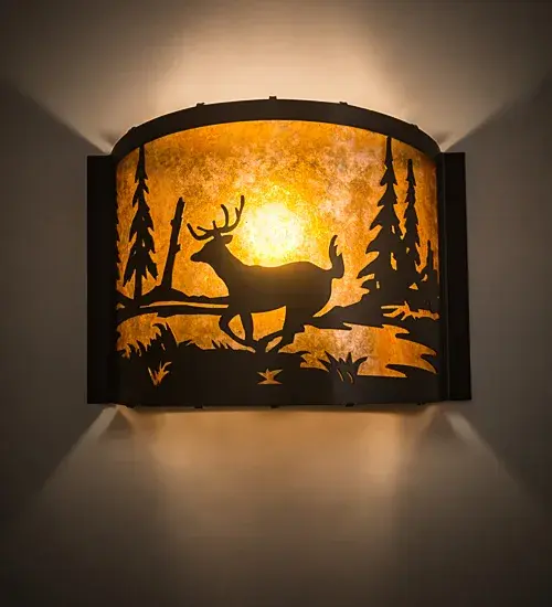 The Deer at Lake by Meyda Lighting - Image 1