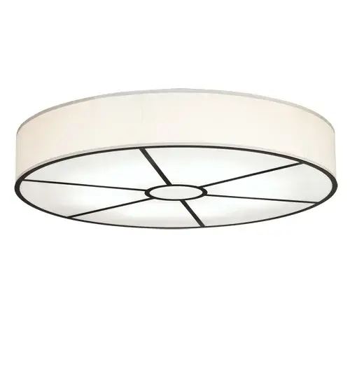 This stunning lighting fixture integrates a modern look with a minimalistic style. The pendant features an alluring Natural Textrene shade; complemented by a Statuario Idalight bottom diffuser. The pendant can illuminate dining tables or living areas in homes; lounges; and restaurants. The Cilindro Natural Textrene Pendant is included in our American-made; American-designed; handcrafted Modern Lighting Collection and manufactured in Yorkville; New York. The fixture is UL and cUL listed for dry and damp locations; however; we do not recommend installing it in spaces that experience excessive moisture due to the fabric shade. - alternate view