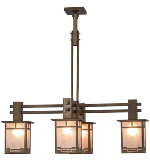 36"W Roylance 4 LT Chandelier