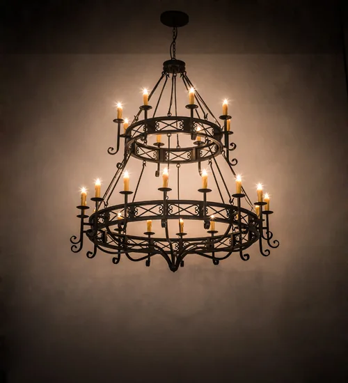 72"W Gina 24 LT Chandelier