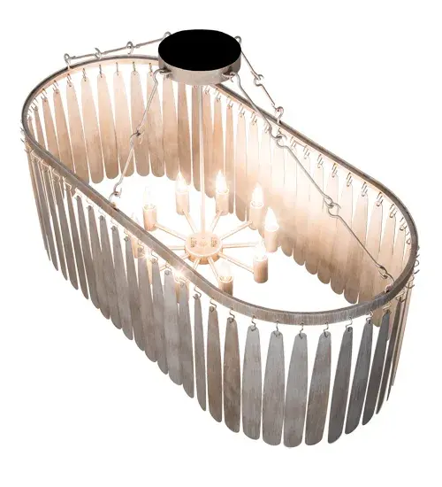 48" Long Gibson Chandelier - Image 4