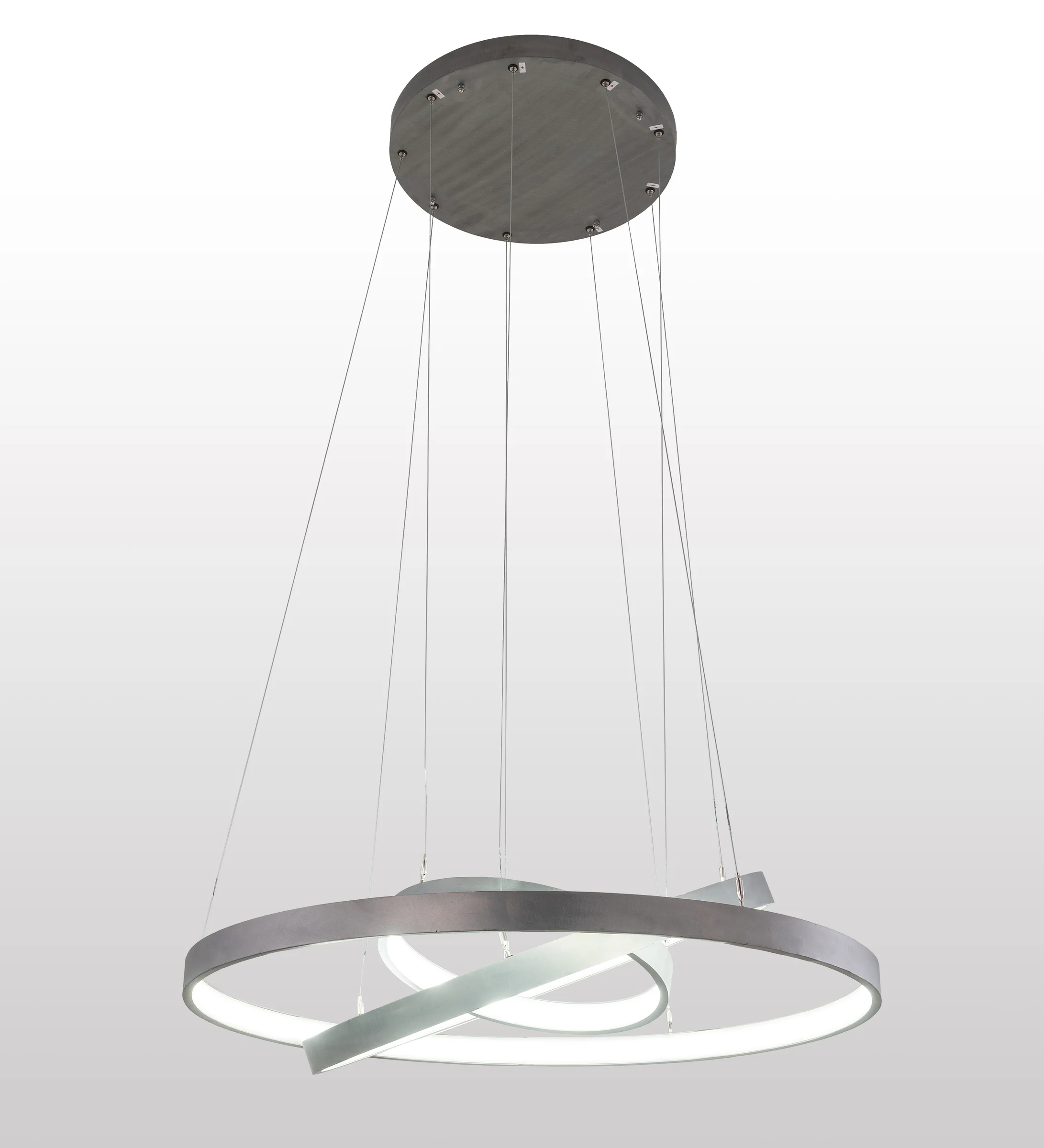 Anillo LED Pendant in Matte Clear