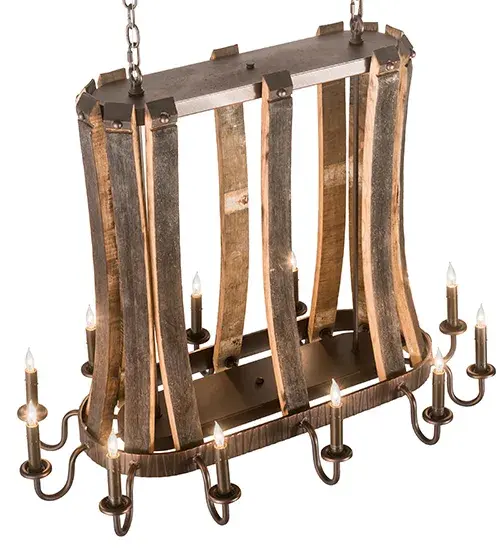 The Barrel Stave by Meyda Lighting - Image 4