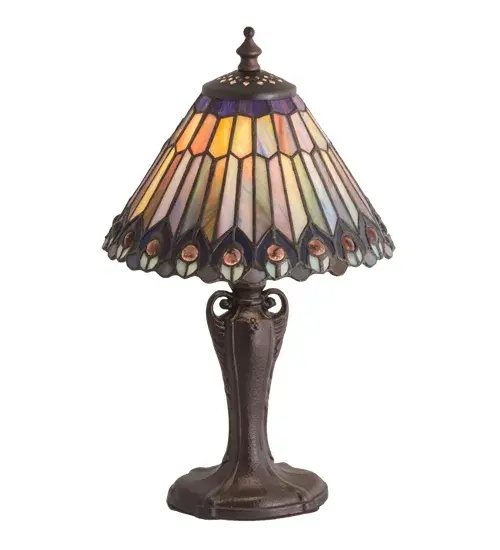 The Tiffany Jeweled Peacock by Meyda Lighting - Image 1