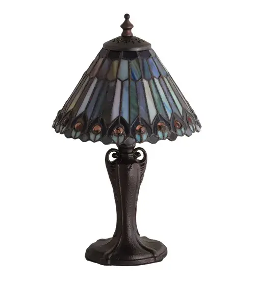 The Tiffany Jeweled Peacock by Meyda Lighting - Image 2
