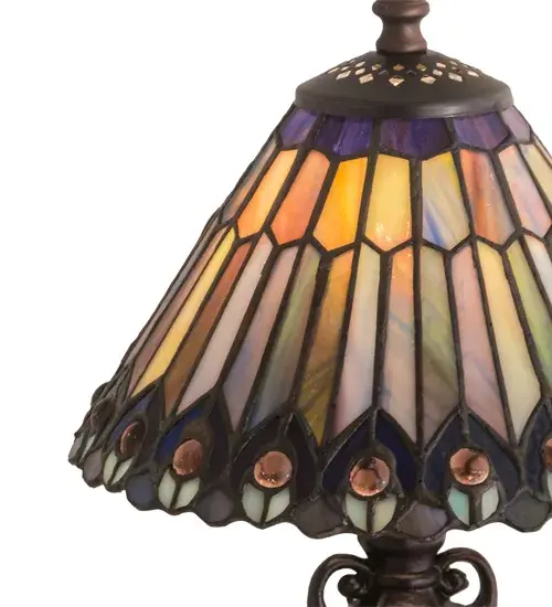 The Tiffany Jeweled Peacock by Meyda Lighting - Image 3
