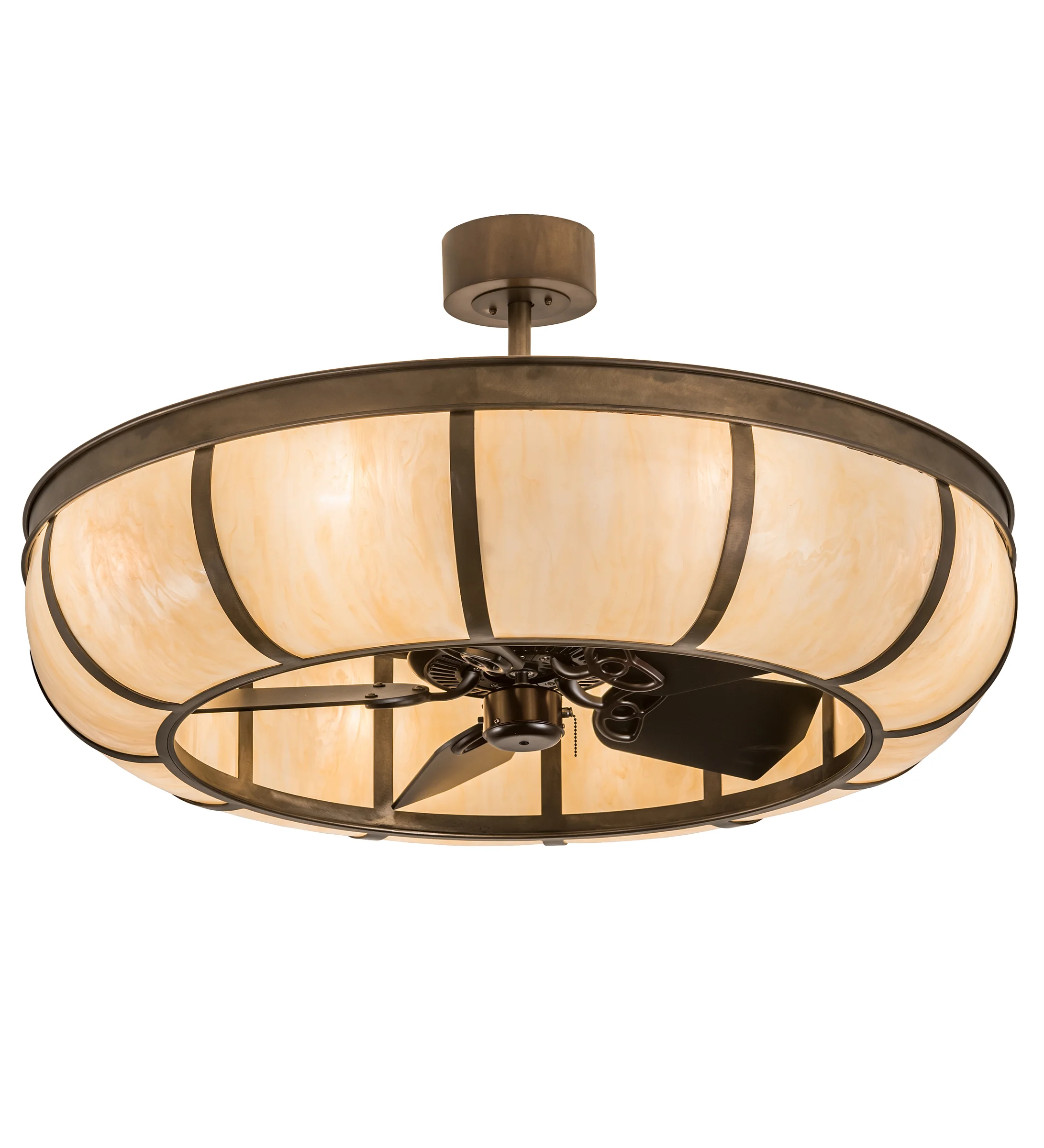 Prime Eight Light Chandel-Air in Antique Copper Oiled Bronze