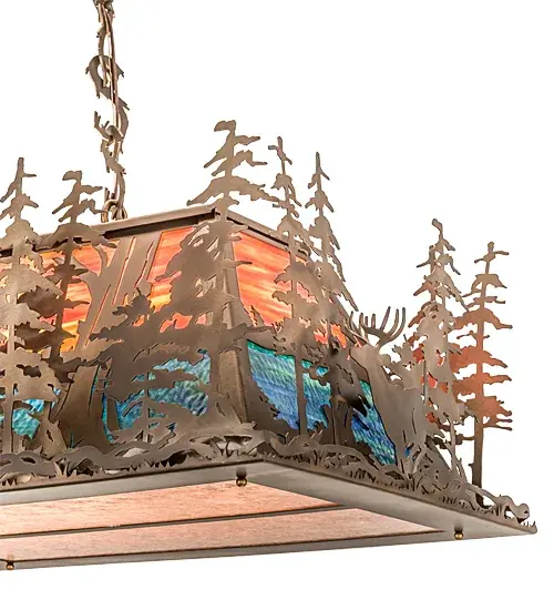 The Deer through the Trees by Meyda Lighting - Image 7