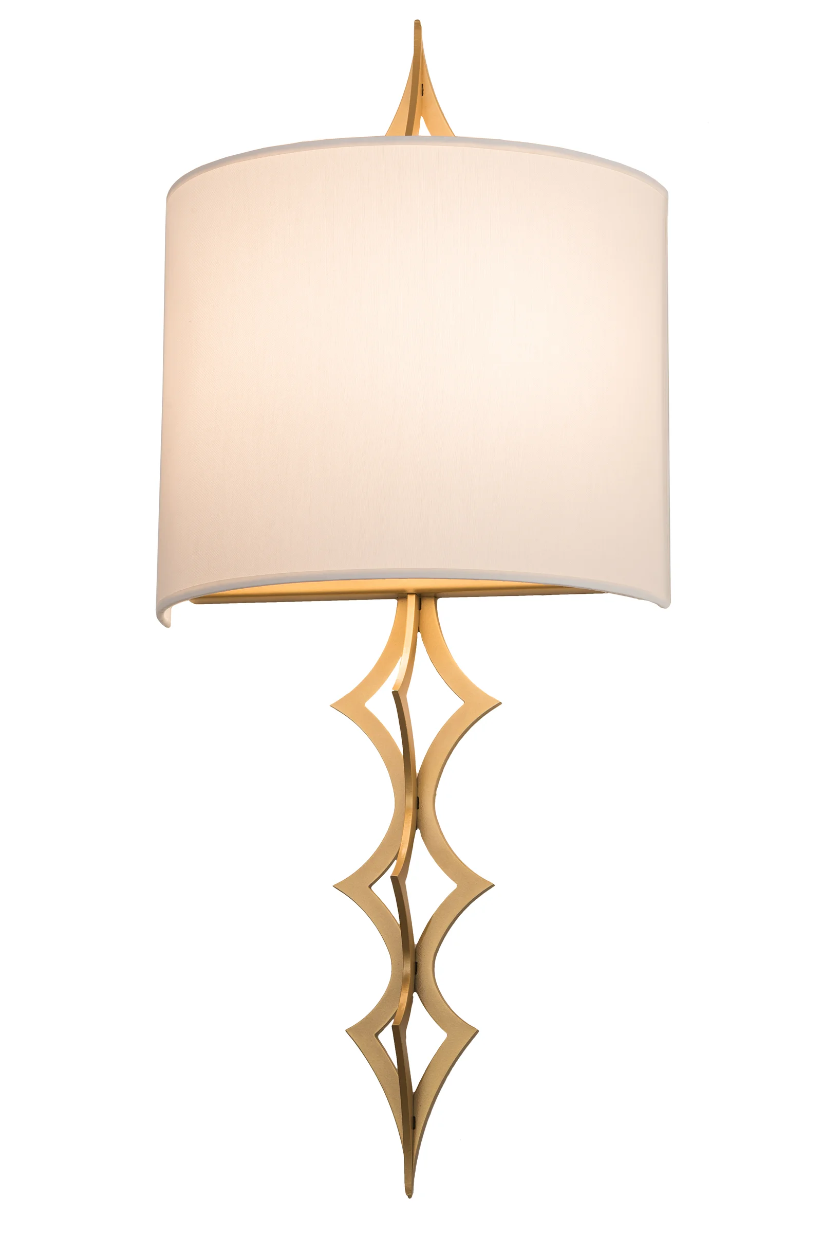 12" Wide Cilindro Diamente Wall Sconce
