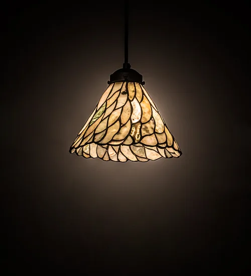 8" Wide Willow Jadestone Mini Pendant