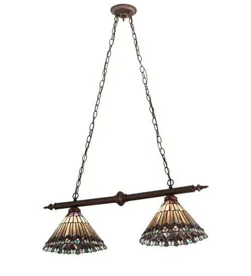 The Tiffany Jeweled Peacock by Meyda Lighting - Image 2