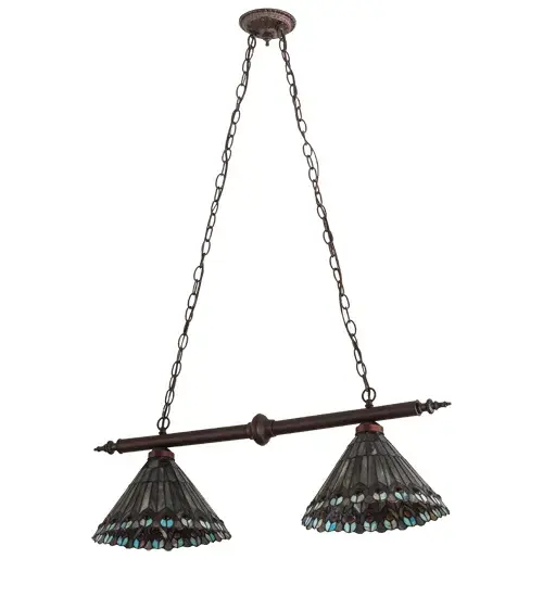 The Tiffany Jeweled Peacock by Meyda Lighting - Image 3