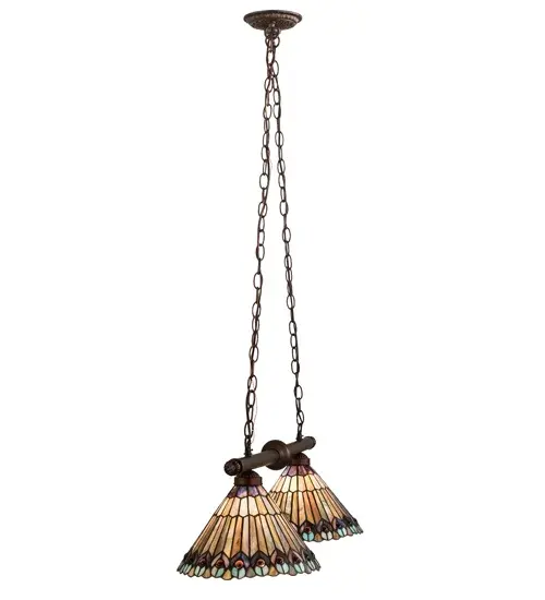The Tiffany Jeweled Peacock by Meyda Lighting - Image 8