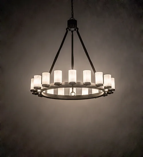 48" Wide Noziroh Ring 18 LT Chandelier