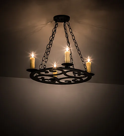 20" Wide Ashley 4 LT Chandelier