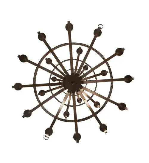 61" Wide Castilla 21 Light Three Tier Chandelier - Image 7