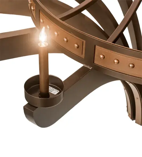 61" Wide Castilla 21 Light Three Tier Chandelier - Image 9