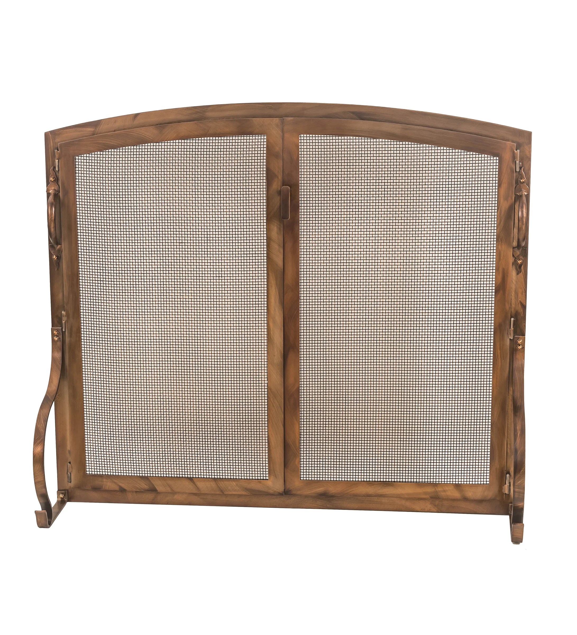 Prime Fireplace Screen in Vintage Copper