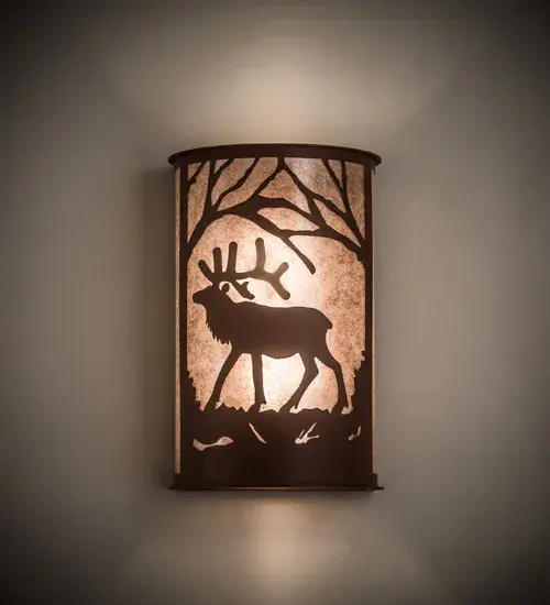 The Elk at Dawn by Meyda Lighting - Image 1