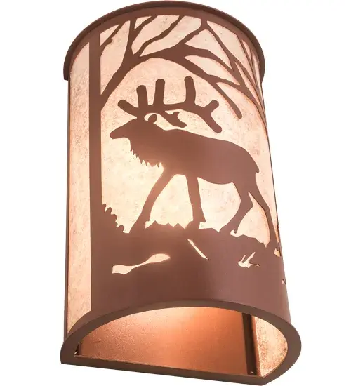 The Elk at Dawn by Meyda Lighting - Image 6