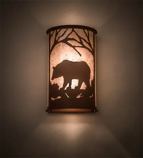 The Bear at Dawn by Meyda Lighting - Image 1