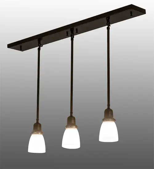 36" Long Revival Oyster Bay 3 Light Island Pendant - Image 2