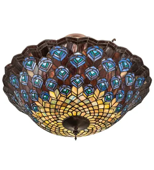 The Peacock Feather by Meyda Lighting - Image 6