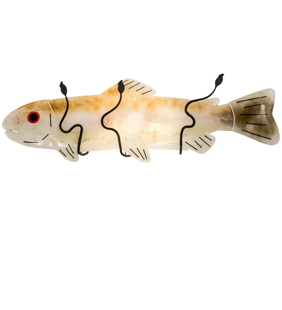 The Meyda Tiffany - Rainbow Trout by Meyda Lighting