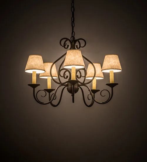 24" Wide Jenna 5 LT Chandelier