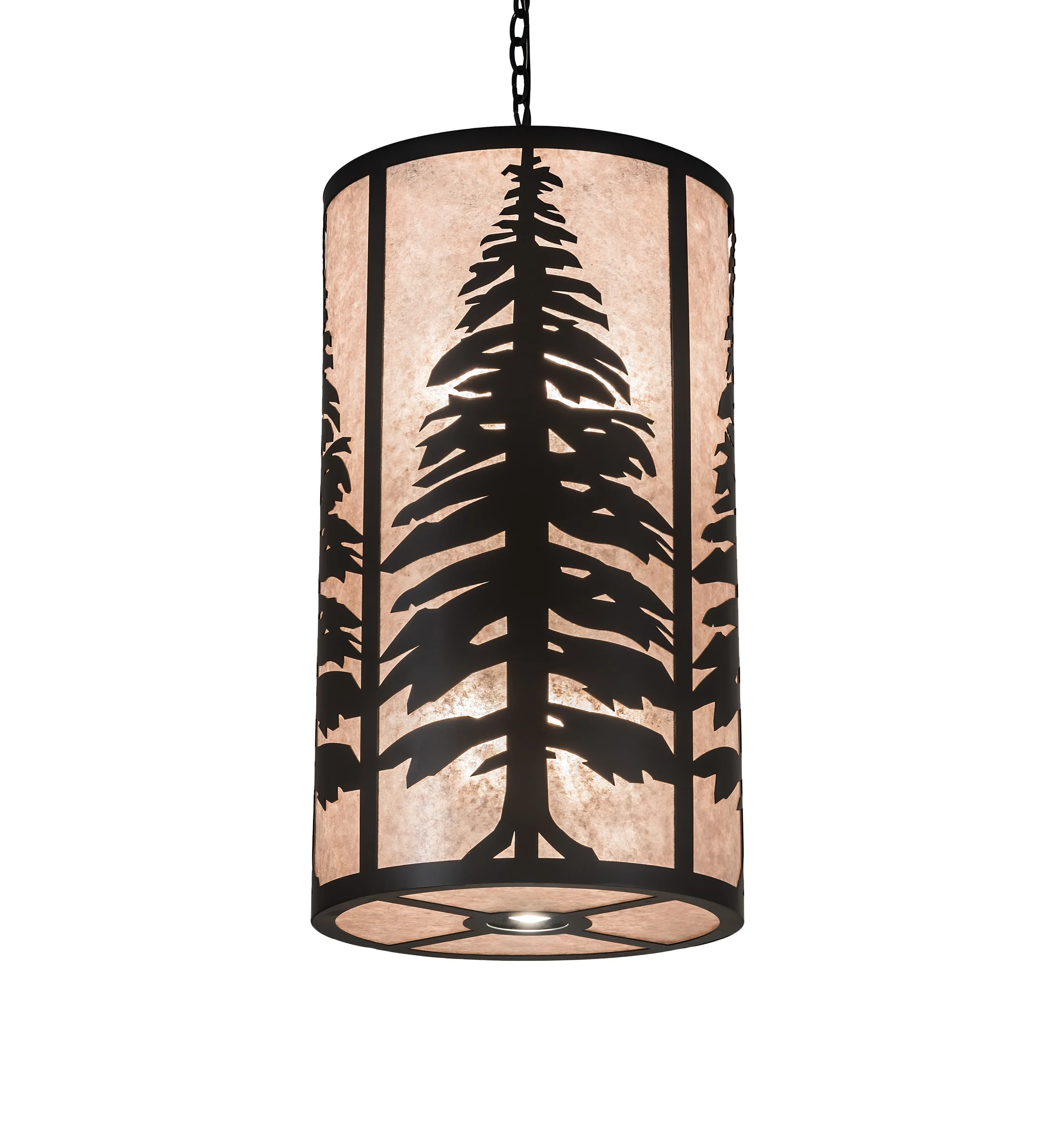 Tall Pines 11 Light Pendant in Solar Black