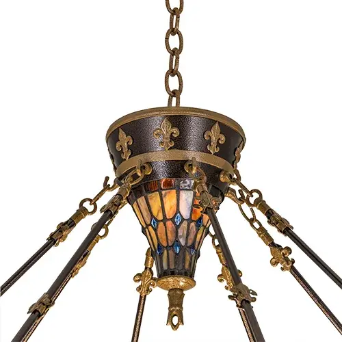 The Meyda Tiffany - Fleur-De-Lis by Meyda Lighting - Image 9