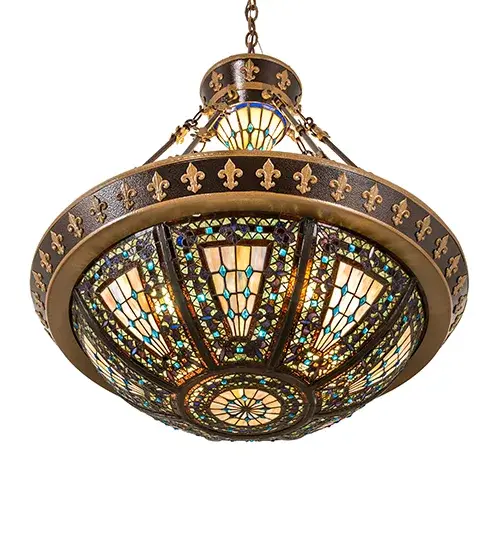 The Meyda Tiffany - Fleur-De-Lis by Meyda Lighting - Image 6