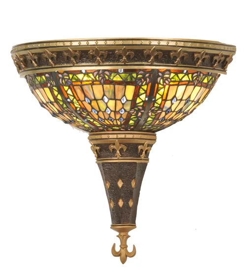 12"W Fleur-de-lis Wall Sconce