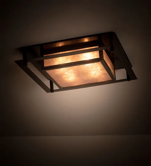 24" Square Quezon Flushmount