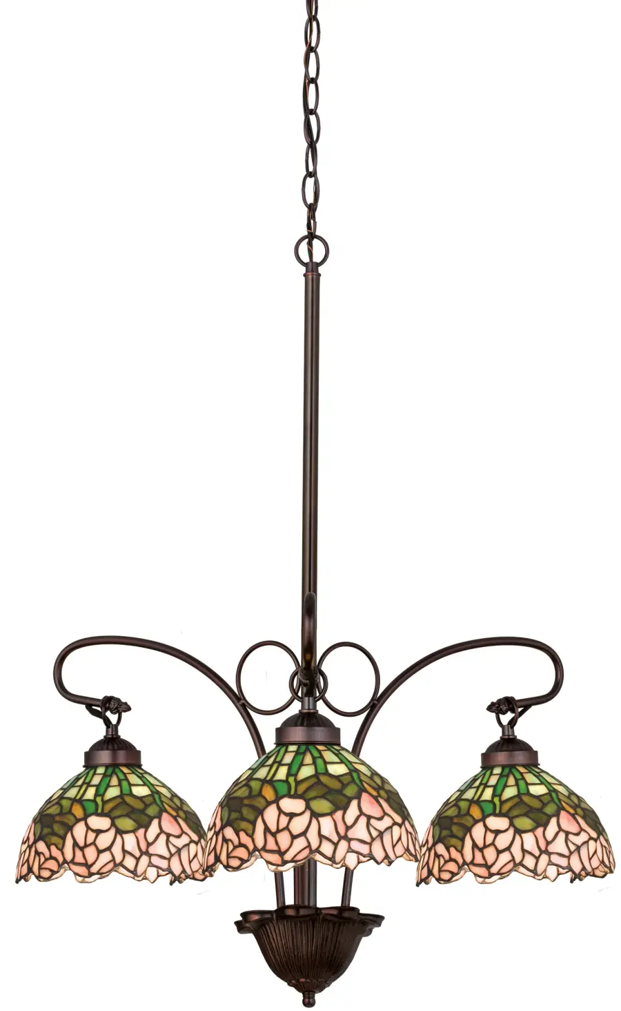 The Meyda Tiffany - Tiffany Cabbage Rose by Meyda Lighting