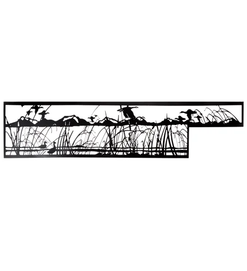 99" Long Ducks in Flight Railing