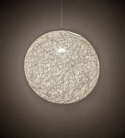 20" Wide Yarn Ball Pendant - Image 1