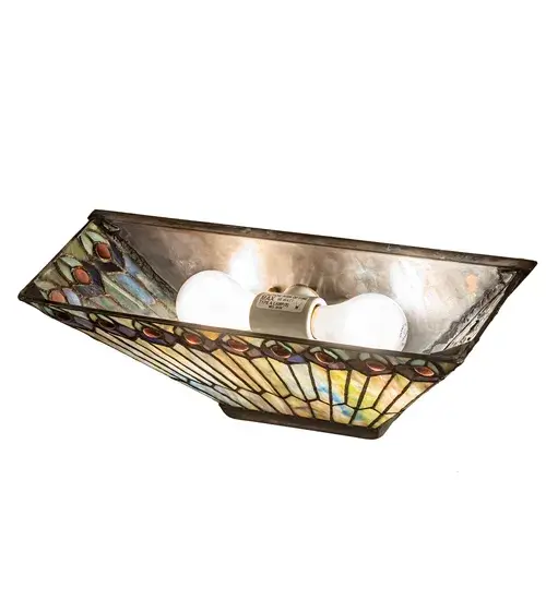 The Tiffany Jeweled Peacock by Meyda Lighting - Image 4