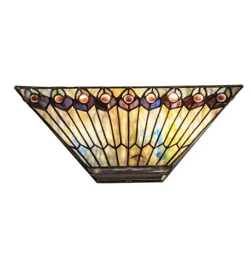 The Tiffany Jeweled Peacock by Meyda Lighting - Image 5