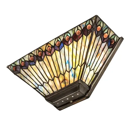 The Tiffany Jeweled Peacock by Meyda Lighting - Image 6
