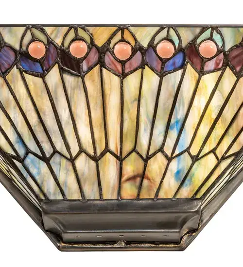 The Tiffany Jeweled Peacock by Meyda Lighting - Image 9