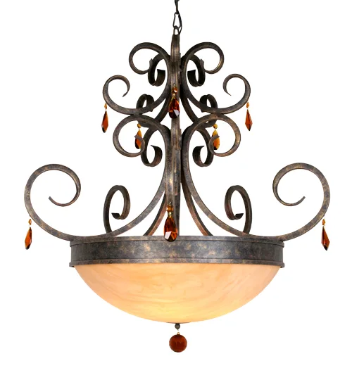 36" Wide Serratina Chandelier
