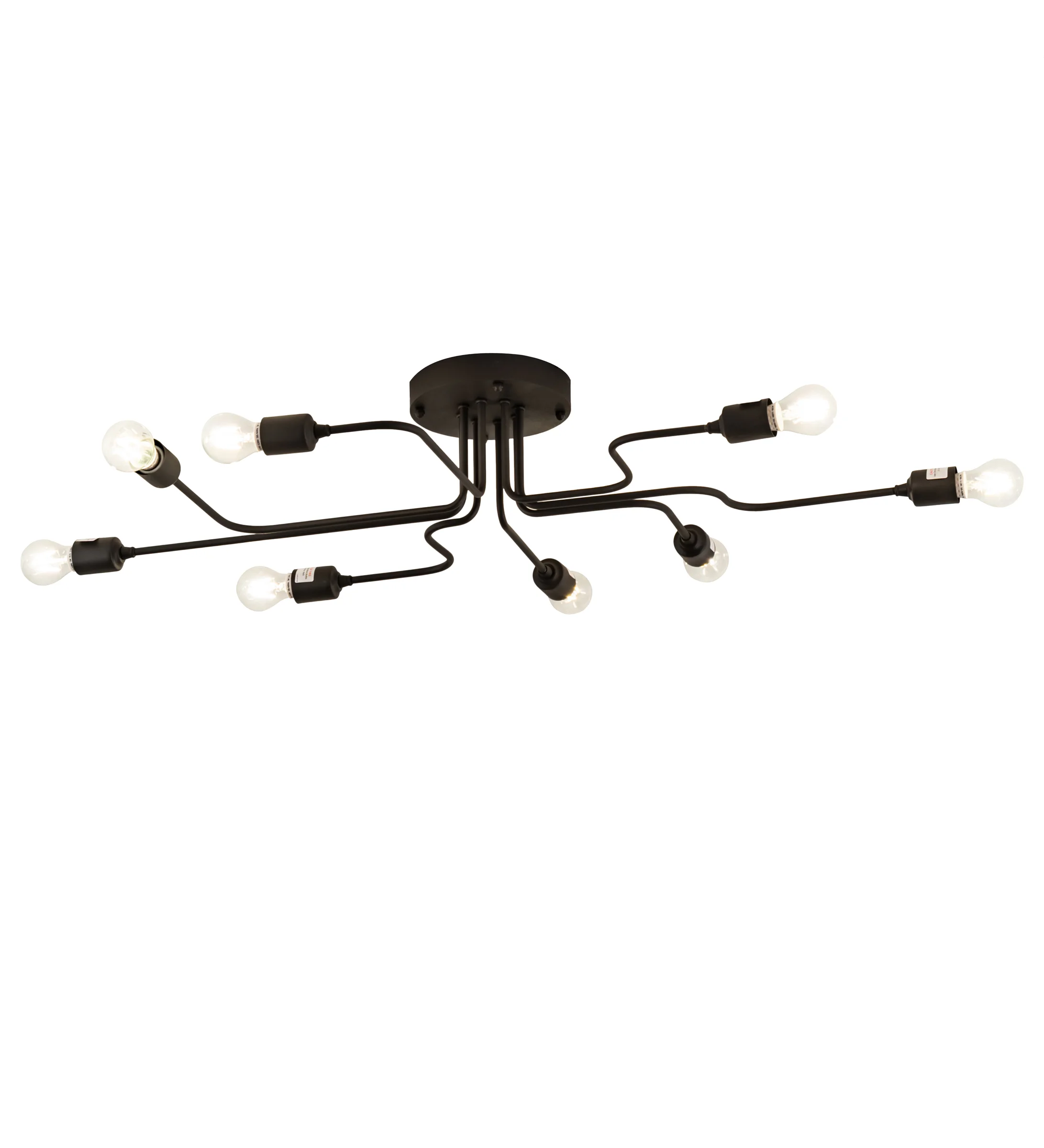 Pipedream LED Flushmount in Wrought Iron