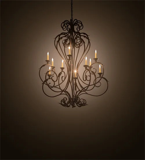 48" Wide Josephine 10 Light Chandelier