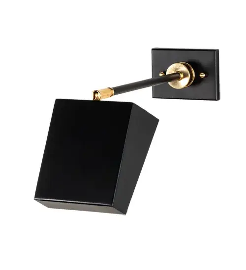 The material is Steel, Brass, and Idalight. The finish is Solar Black and Natural Brass. The diffuser is Statuario Idalight. Collection: Platz Finish: Solar Black/Natural Brass Glass: Statuario Idalight Width: 4.50" Height: 4.50" Length: 12.50" Weight: 2.00 lb Extension from Wall: 12.50" Number of Bulbs: 1 Maximum Wattage: 3.50 W Bulb Type: CA11 Bulb Base: E12 Light Source: LED Material: Steel/Brass Country of Origin: USA Safety Rating: Damp LED