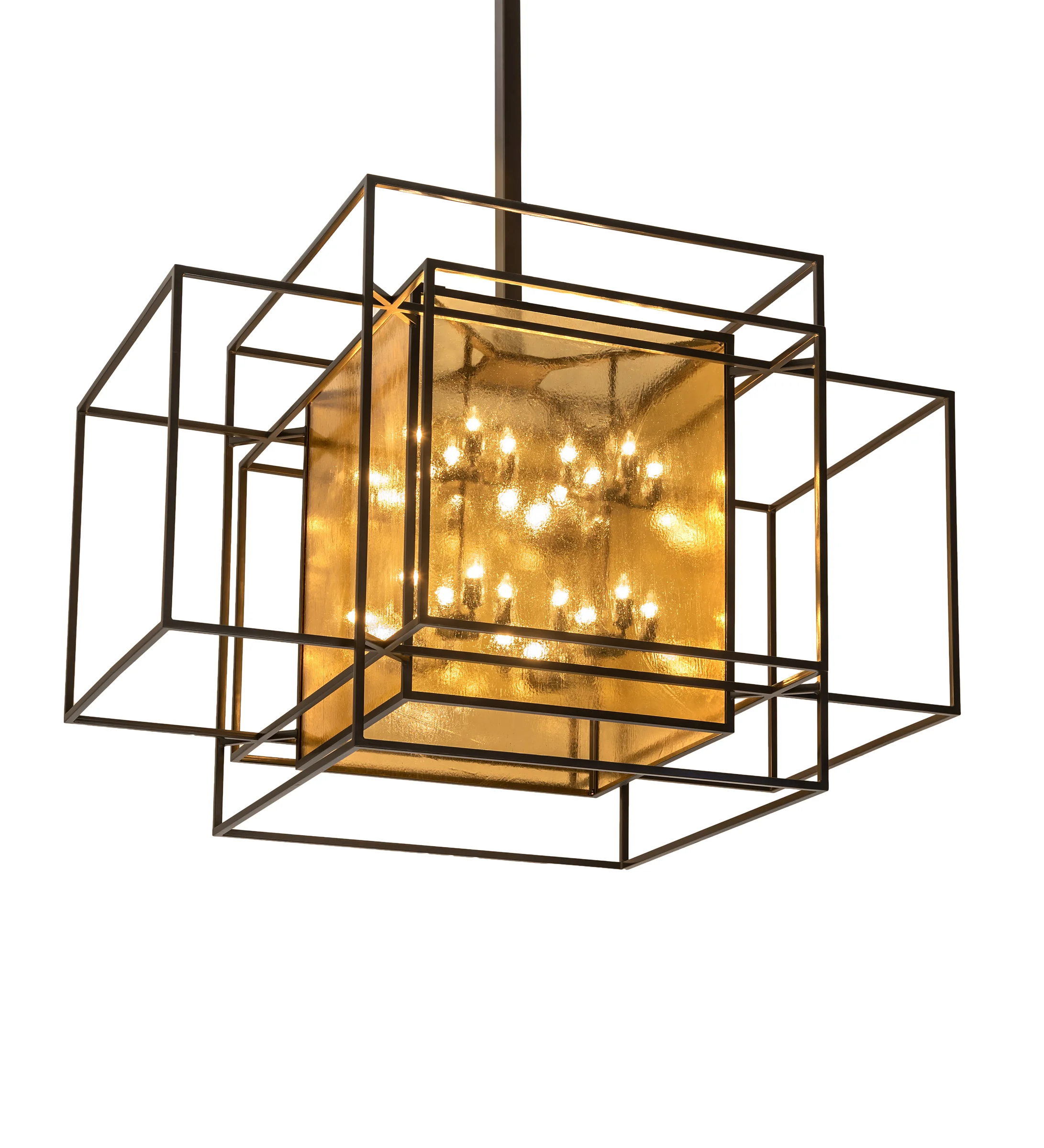 Kitzi Box 32 Light Pendant in Timeless Bronze