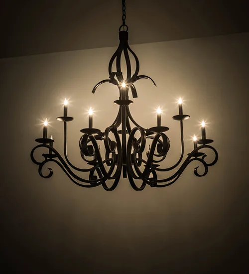 48" Wide Cypress 12 Light Chandelier